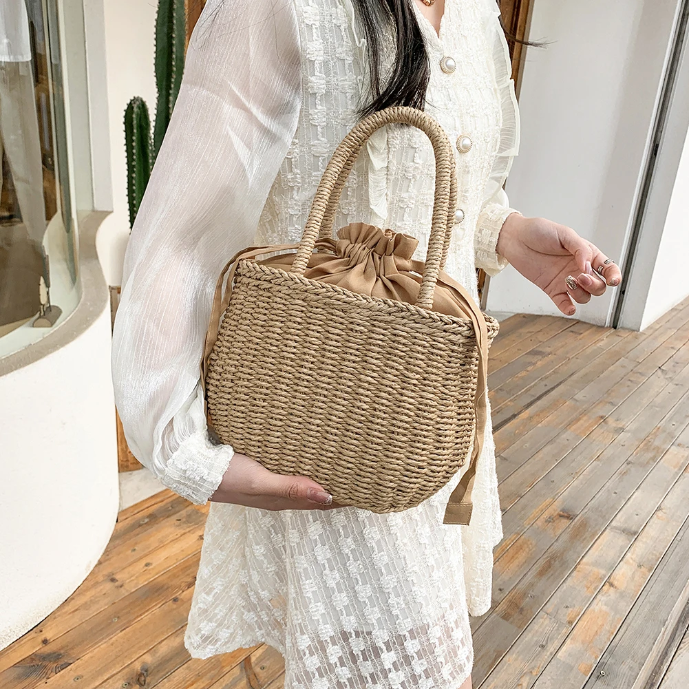 Рисунок 4 - Женская Плетеная соломенная сумка-мешок