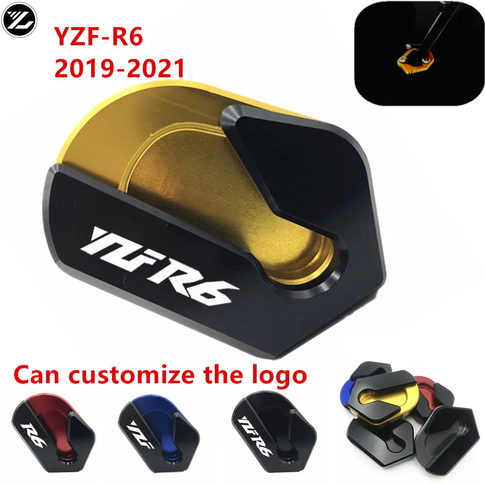 

Fit For YAMAHA YZF-R6 YZF R6 R 6 2019-2021 2020 Stand Motorcycle Accessories Kickstand Sidestand Stand Extension Enlarger Pad