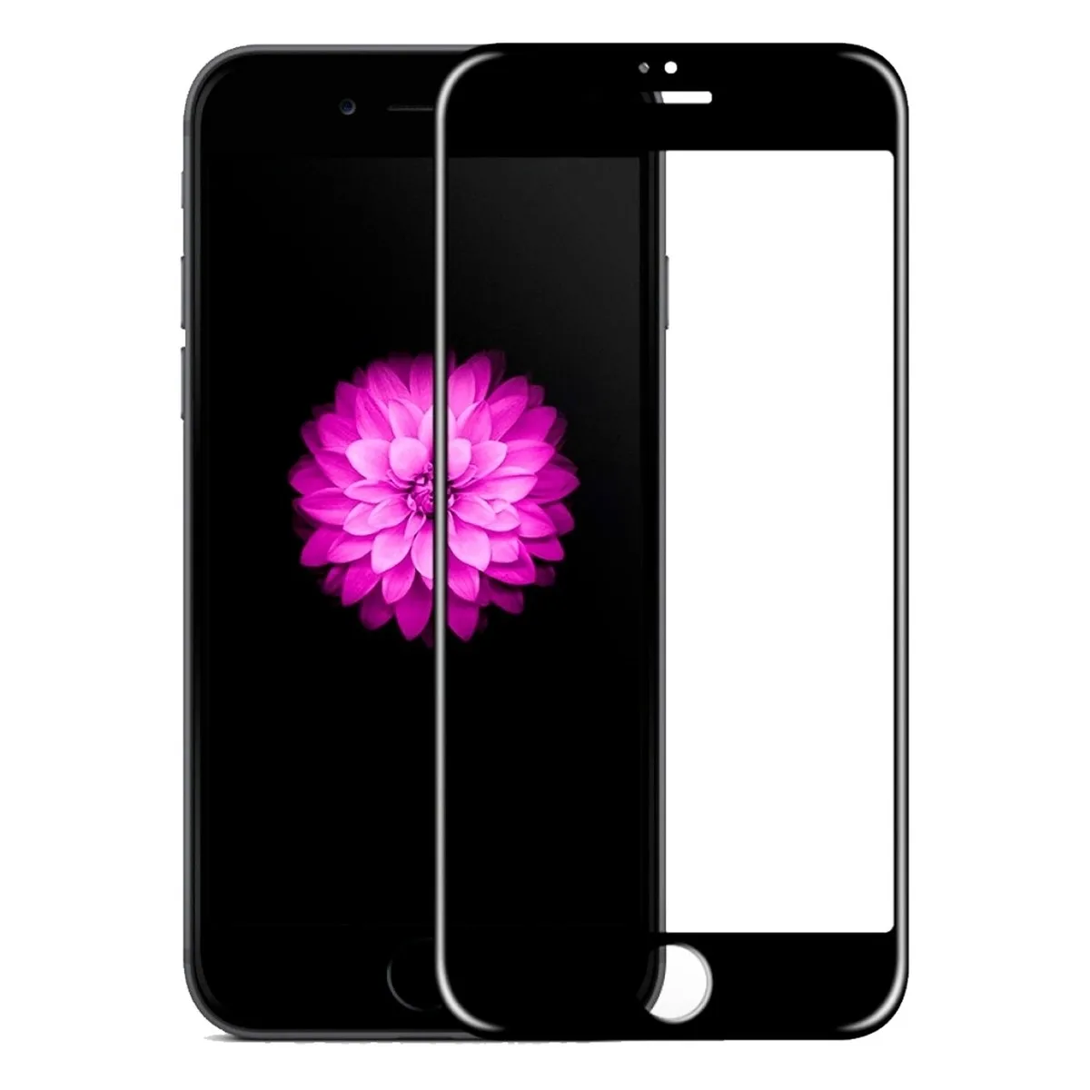 Защитное стекло Remax Medicine Glass GL-27 для iPhone 6 Plus/6S Plus Черное Салфетки в комплекте |