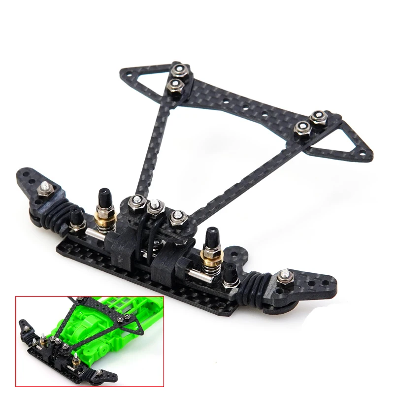 Tamiya Mini 4WD углеродное волокно CNC Kit MS/MSL/VZ внутренняя подвеска автомобиля Поворотный