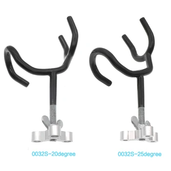 

20 degree Fishing Rod Support Stand Bracket For Kayak Boat Yacht Head Carp Black U Shape Holder Tackle Tool