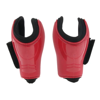 

Horse Jumping Fetlock Boots Equine Horse Leg Support Boot - Adjustable Hook Loop Closures, PU shell and Neoprene Lining