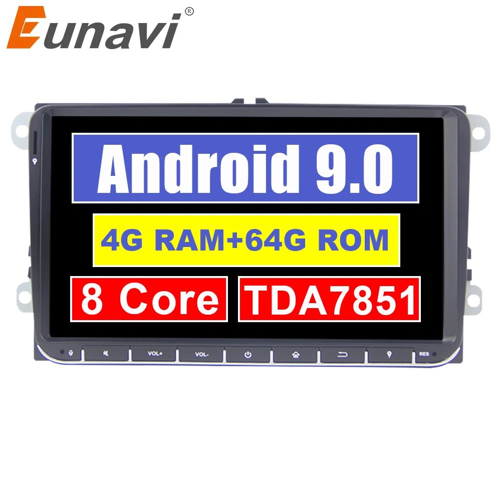 Eunavi 2 din android 9.0 автомобильный радиоприемник GPS навигация для VW Passat B6 CC Polo GOLF 5 6 Touran Jetta Tiguan Magotan Seat 8 стерео мультимедийный проигрыватель CORE 4 ГБ 64... Eunavi 2 din android 9.0 автомобильный радиоприемник GPS навигация для VW Passat B6 CC Polo GOLF 5 6 Touran Jetta Tiguan Magotan Seat 8 стерео мультимедийный проигрыватель CORE 4 ГБ 64...
