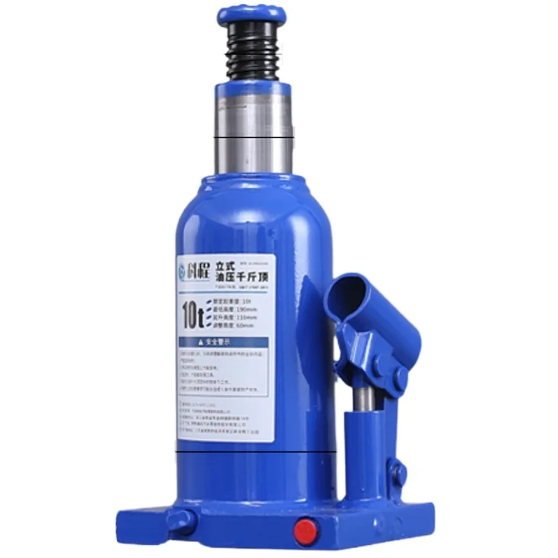 10 Tons Vertical Hydraulic Car Jacks European Standard Blue Color