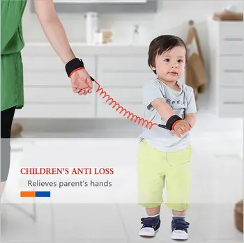 

Toddler Baby Kids Safety Harness Child Leash Anti Lost Wrist Link Traction Rope Baby Safety Straps Leash Kid Keeper
