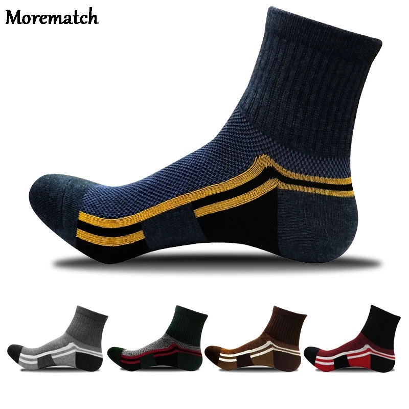 Morematch, баскетбольные носки, дезодорант, термальные, зимние, плотные, компрессионные, лыжные, для фитнеса, пот, полотенце, носки, размер 39-44