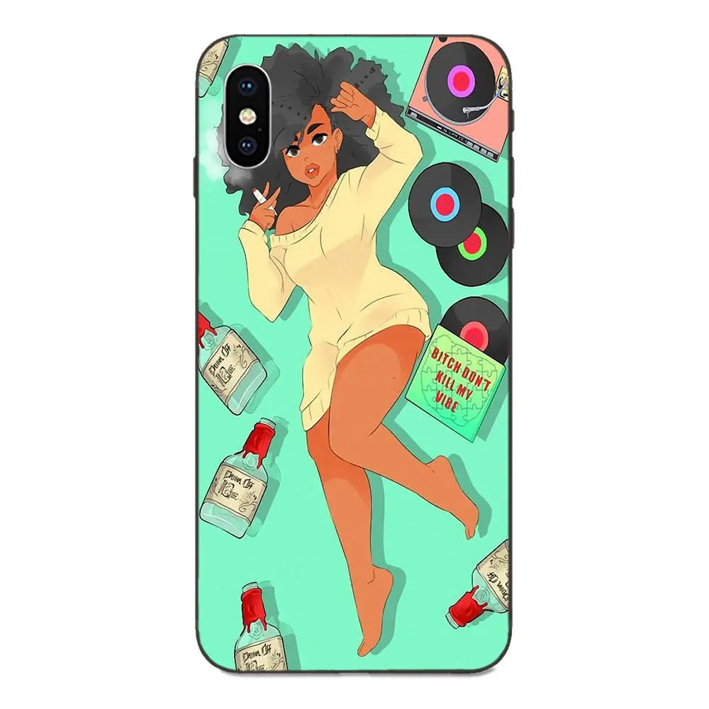 Простые чехлы для телефонов Apple IPhone X XS Max XR 4 4s 5 5S SE 6 6S 7 8 Plus Suck Dont Kill My Vibe - Цвет: as picture