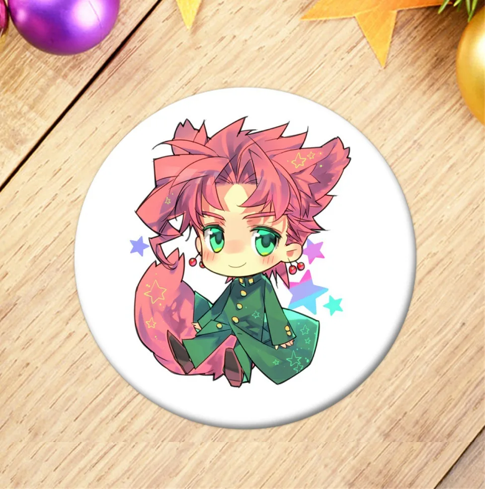 ; аниме «Jojo невероятное приключение значок косплея брошка мультфильм шпильки ювелирной коллекции Выпускной подарок рюкзаки кнопки для одежды - Окраска металла: 5