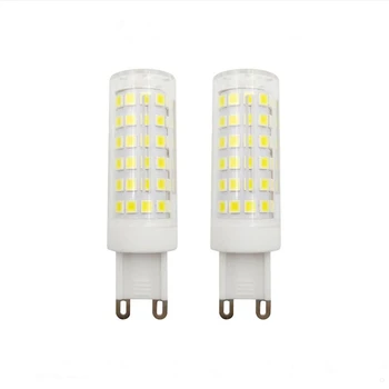 

G9 E11 E12 E14 E17 BA15D SMD2835 78leds 9W AC220V Led Bulbs decoration light dimmable corn lamp replace 90W halogen lights