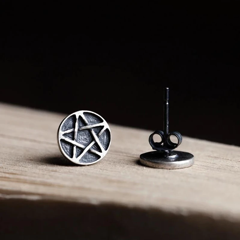 Boucles d oreilles étoile en argent 925