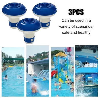

3Pcs Swimming Pool Cleaner Floating Swimming Pool Chlorine Distributor Swimming Pool Chlorine Control