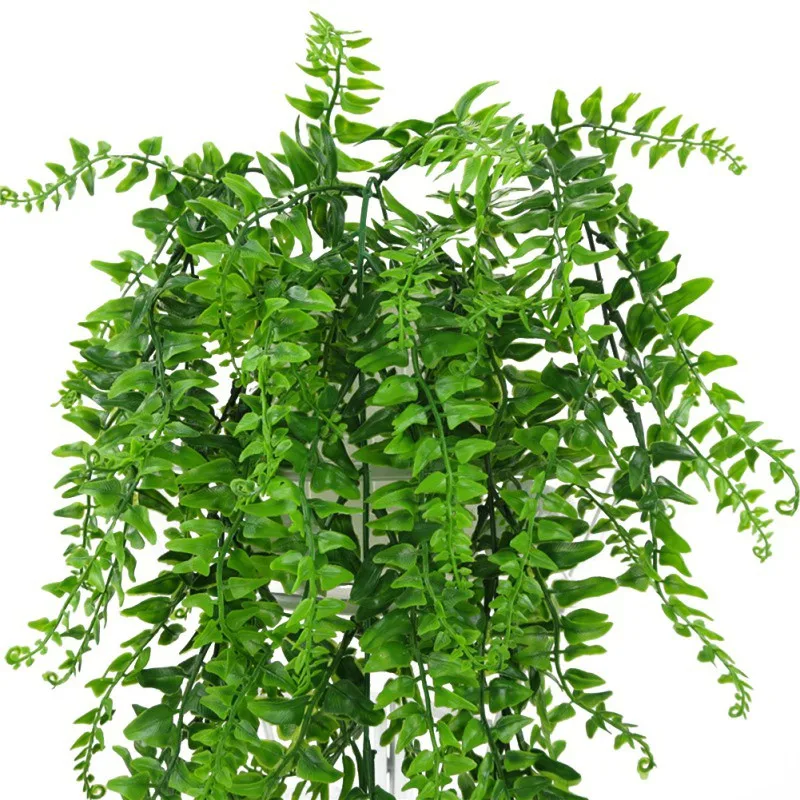 Artificial Leaves Ivy Decoration Plastic Plant Vine Wall Hanging Garden Living Room Club Bar Fake Leaves Green Plant Ivy Decor