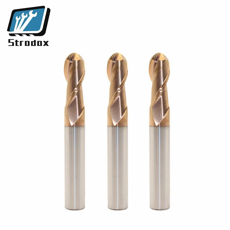 

Из 2 предметов 58 градусов сплав шар нож брелок, вольфрамная сталь сплава 2 лезвия круглый носок шара головы угла дуги R концевые фрезы CNC