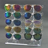 Two Row Sunglasses Rack 10 Pairs Glasses Holder Display Stand Transparent R9JE ► Photo 1/6