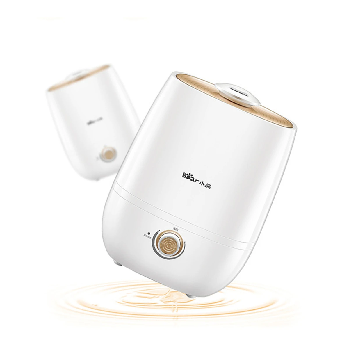 YOUPIN Bear JSQ-A40A2 25 Вт умный контроль 4л емкость воды увлажнитель воздуха вращение на 360 ° распылитель на выходе ароматерапия машина