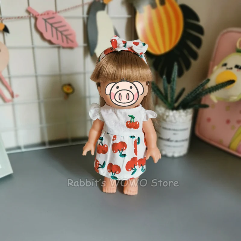 Одежда для кукол, подходит для детей 25 см, аксессуары для кукол, 1/6, BJD кукла для новорожденных, наряды для кукол, милое платье, головной убор, костюм, подарки для девочек