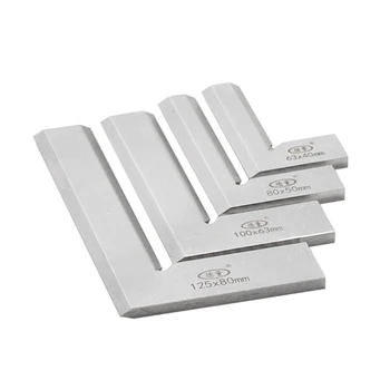 

Machinist Precision Knife Edge Square Ruler 90 Degree Right Angle Ruler Engineer Measuring Tool 63x40/80x50/100x63/125x80mm