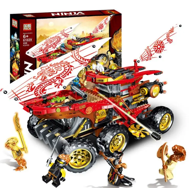 61029 858 шт. Детский конструктор ниндзя | Игрушки и хобби
