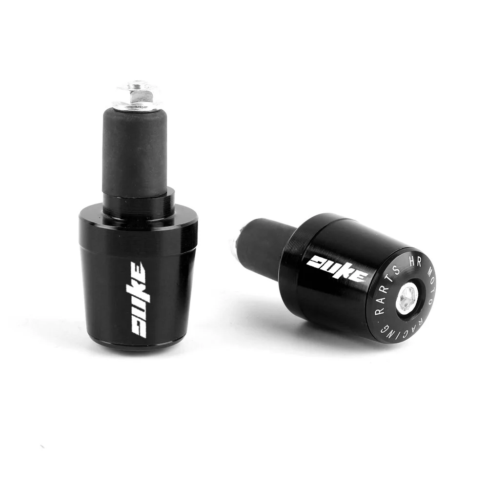 Black 7/8 ''22 мм мотоциклетные ручки для KTM Duke 125 200 14-18 Duke390 мото рукоятка ручки конец веса шапки вилка слайдера - Цвет: Black