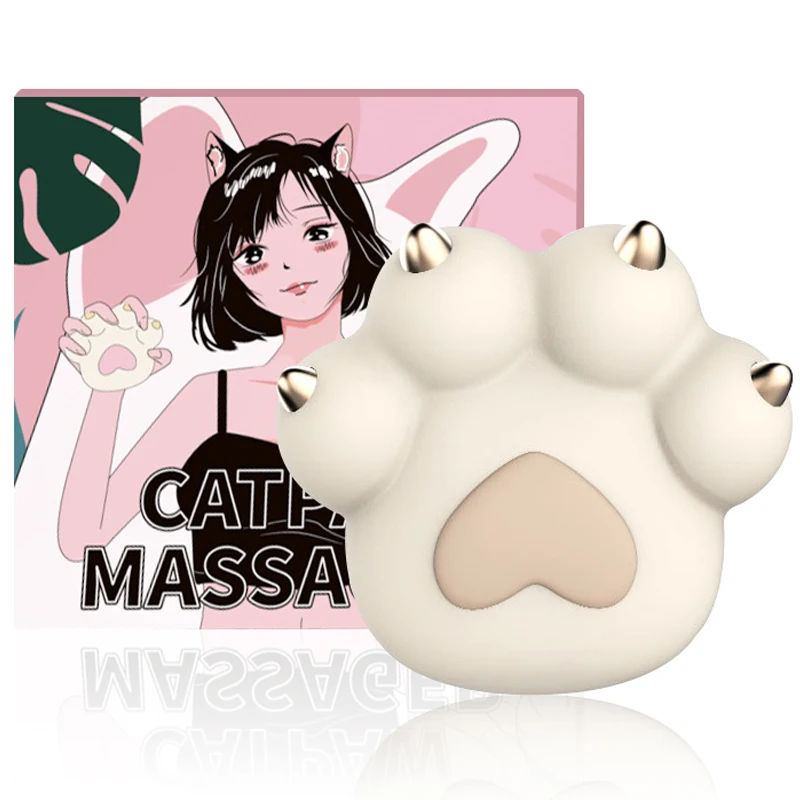Кошка лапа вибратор мультфильм милый мягкий силиконовый Кот Стимуляция клитора