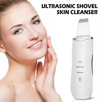

Cleansing Instrument Ultrasonic Skin Scrubber Deep Cleaning Facial Cleansing Skin Spatula Peeling Beauty Instrument Device