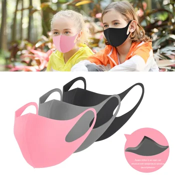 

5 colors children's adult folding PPE 5-10 pcs mask Washable Elastic Breathable Mask and reused dustproof and breathable Safety