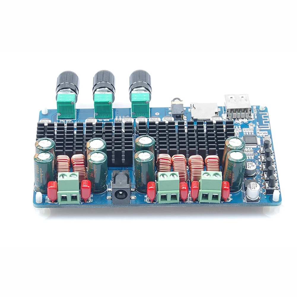 

Audio Subwoofer Integrated Wide Voltage Professional USB Interface Digital Power Bluetooth Stable Amplifier Board 2.1 Channel