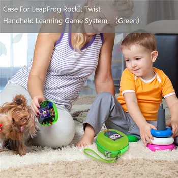 

​Handheld Carrying Case Portable Cartoon Learning Game Machine Storage Bag for Leapfrog Rockit Twist Handheld Learning Game