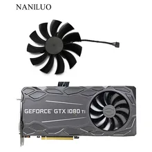 Новый оригинальный для EVGAGTX1080Ti 11GB FTW3 Гибридный GAM видеокарта вентилятор охлаждения PLD10015B12H DC12V 0.55A