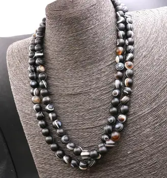 

Magical Tibetan Natural eyes 108 Prayer Lama Totem dzi Bead Big necklace