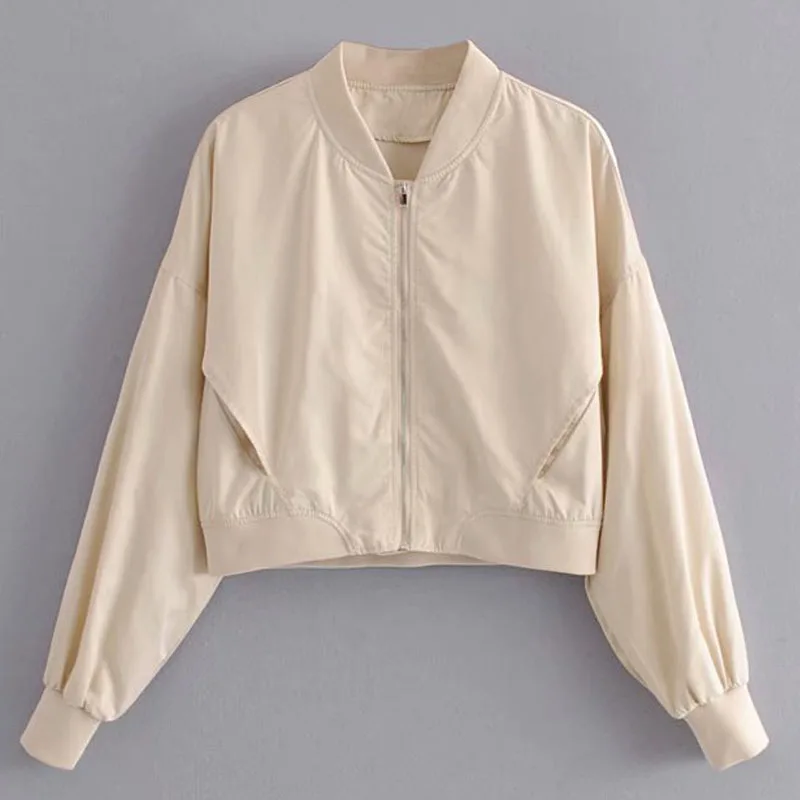 

2020 Fashion Windbreaker Jacket Women Autumn Coats Long Sleeve Basic Jackets Bomber Thin Women's Jacket Female Jackets Outwear