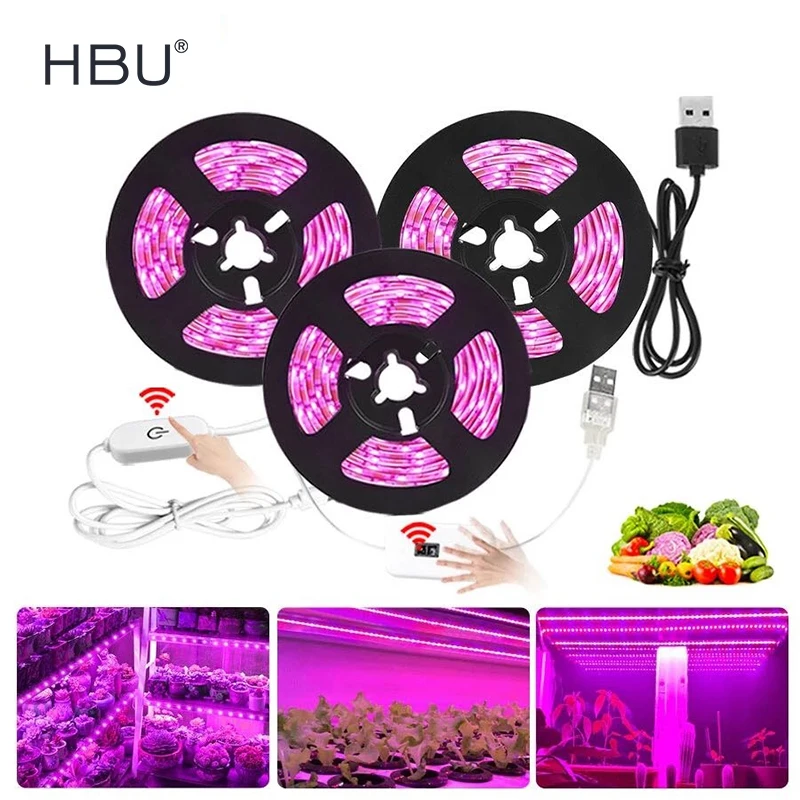 

plant light indoor Light Strip led growing lamps led full spectrum flower lamp grow LED strip for plant SMD2835 aquarium light