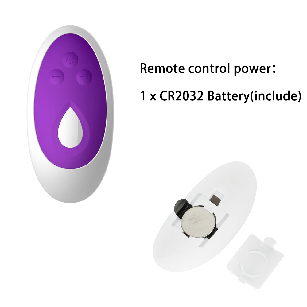 Culotte vibrante télécommandée sans fil, vibromasseur portable, sextoy pour femmes, plug anal pour point G_voghion.com