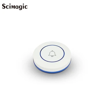 

Scimagic Doorbell button Wireless Touch Smart Receiver Home Gate Security Doorbell panic SOS Emergency button