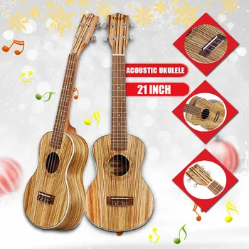 

2020 Hot Selling Ukulele Beginner 21 inch Zebrawood Ukulele Small Hawaiian Guitar Ukulele for Kids Beginners Adults Kids Gifts