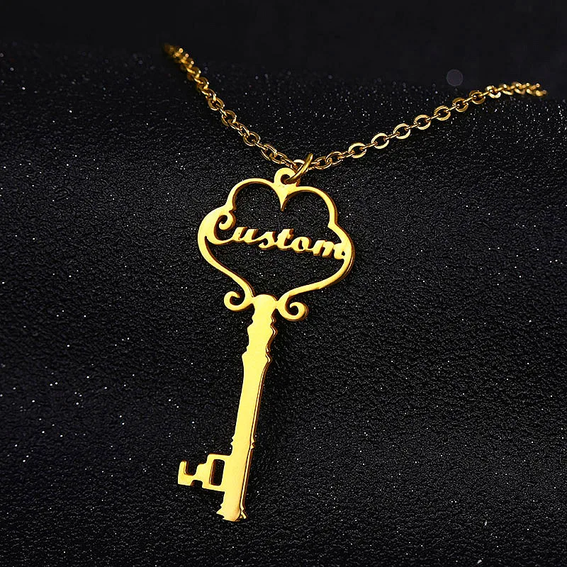 Key Name Necklace on Sale, 57% OFF 