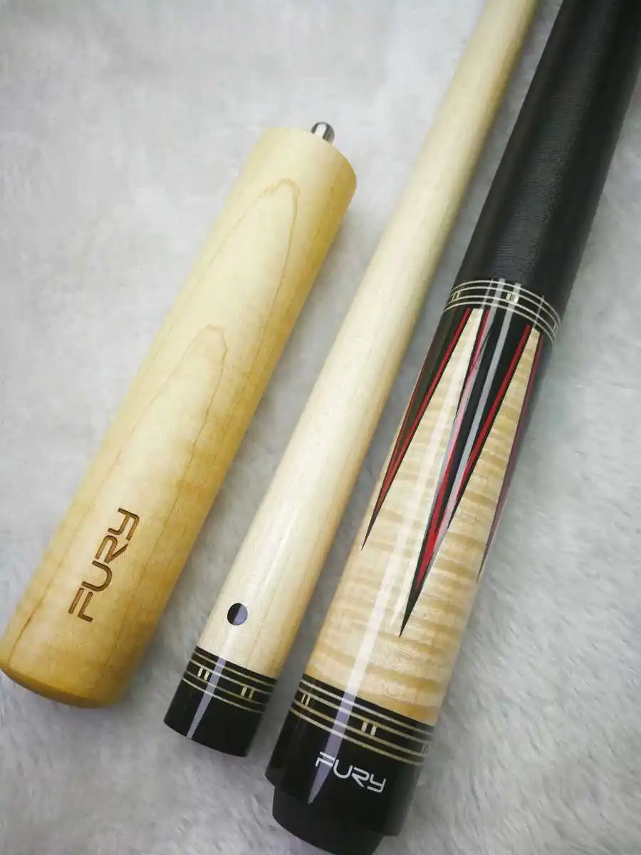

Fury Billiard Pool Cue CJ-5/CJ-6 Series 13mm Kamui Tip Professional Maple Shaft High Quality Billiards with Excelllent Extension