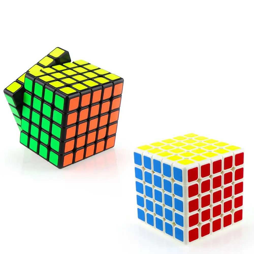 New Arrive YJ Guanchuang 5x5x5 Magic Cube Brain Teaser Twisty Puzzle Toy- Black