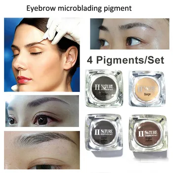 

100% Organic Biologic Eyebrow Tattoo Pigment Micro Permanent Ink For Turning Color,Changing Eyebrow, Stable Preventing Redness