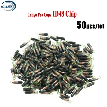 

50 PCS/LOT, ID48 glass chip Auto Transponder Car Blank Key (After market)-Tango Pro Copy ID48 Chip forVWSkoda Seat for Audi