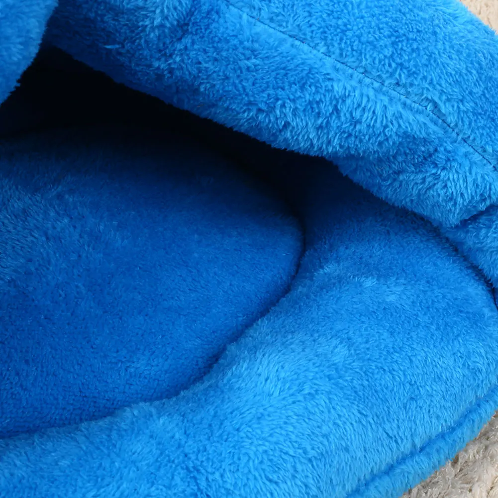 Pet Kitten Cat Dog Puppy Winter Warm Sleeping Mat Cave House Igloo Nest