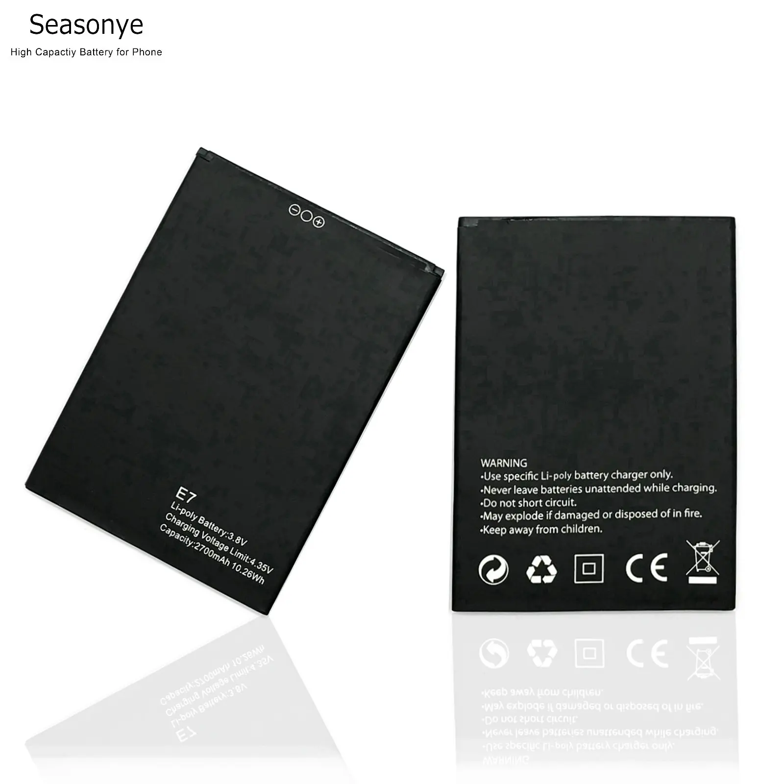 Seasonye оригинальная Розничная/оптовая продажа 2700mAh / 10.26Wh E7 телефонная сменная