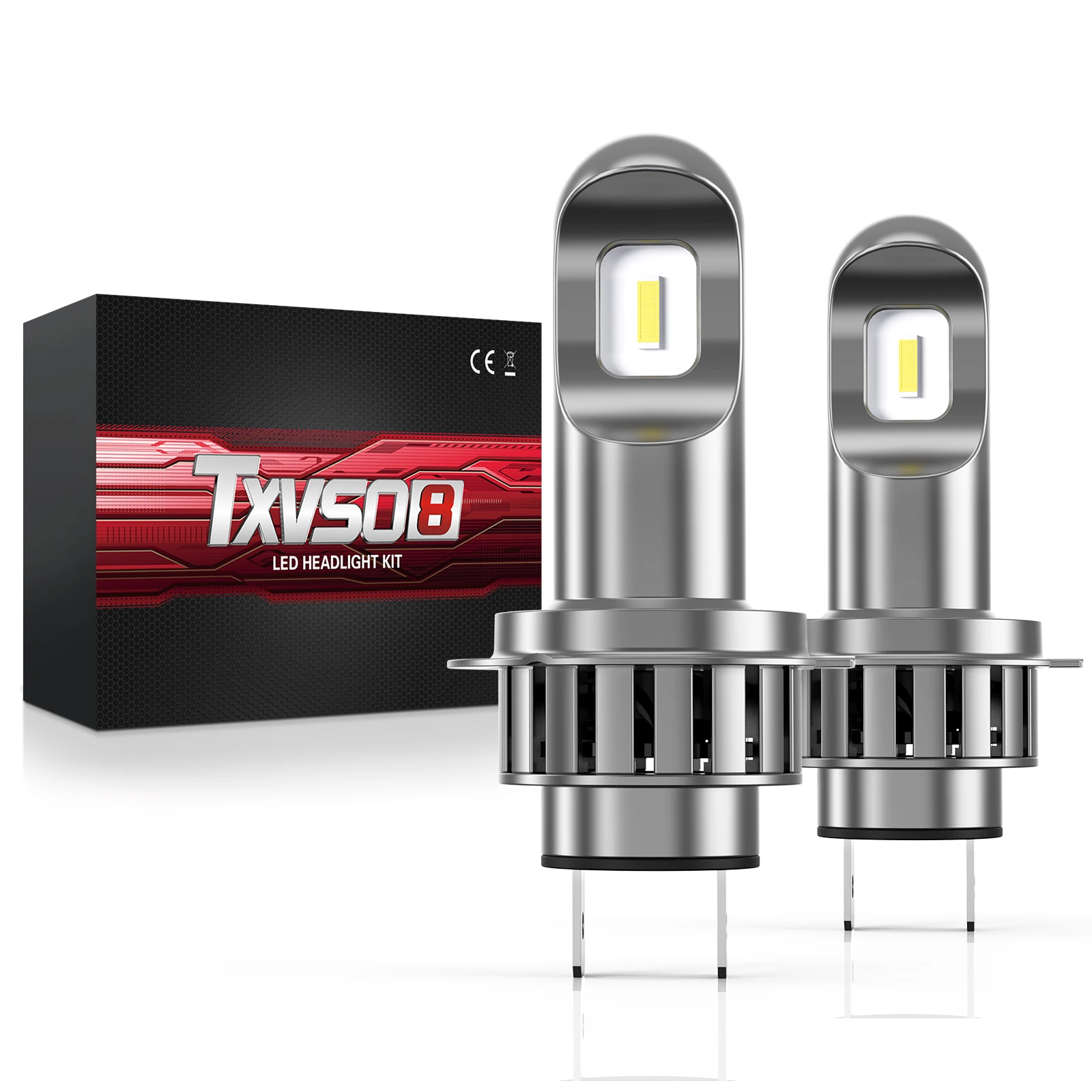 TXVSO8 2021 H7 Led Bulbs 6000K Light Car Headlights 12V Universal Mini
