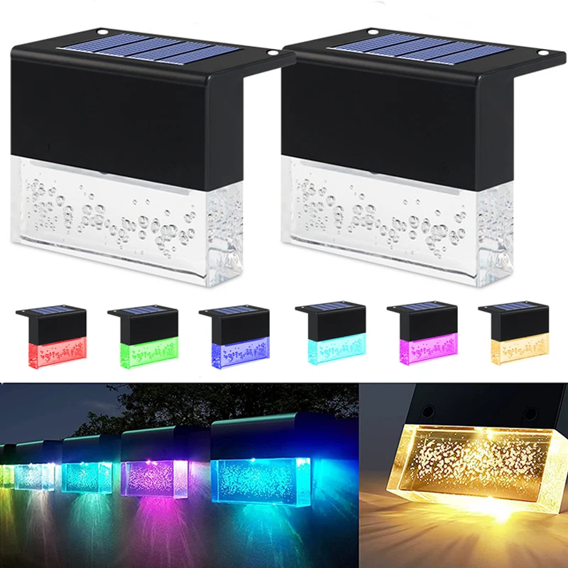 Светодиодный садовый светильник на солнечной батарее s RGB уличная Светодиодная