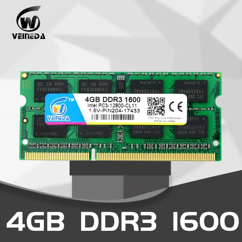 Память VEINEDA ddr3 4 ГБ 8 1333 дюйма 1600 контактов 1 5 в|Оперативная память| |