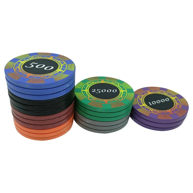 10pcs/Lot 10g Ceramic Texas Hold'em Poker Chips Professional Casino  Entertainment European Poker Chips Quality Good Feel Chips - AliExpress