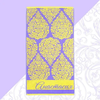 

Personalized terry towel Collorista "Anastasia" 50x90 cm, 100% cotton, 420 g / m2