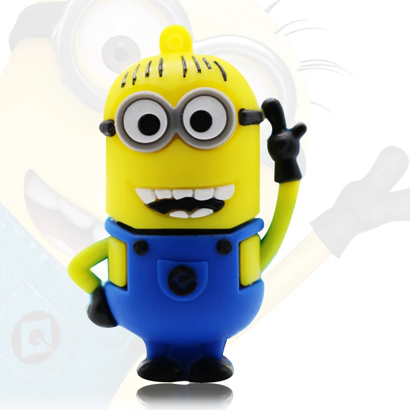 USB 2 0 Usb флеш-накопитель с изображением миньонов 4 ГБ 8 16 32 | Компьютеры и офис