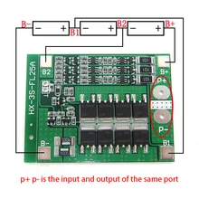 3S 25A Li-ion 18650 BMS PCM battery protection board bms pcm with balance for li-ion lipo battery cell pack