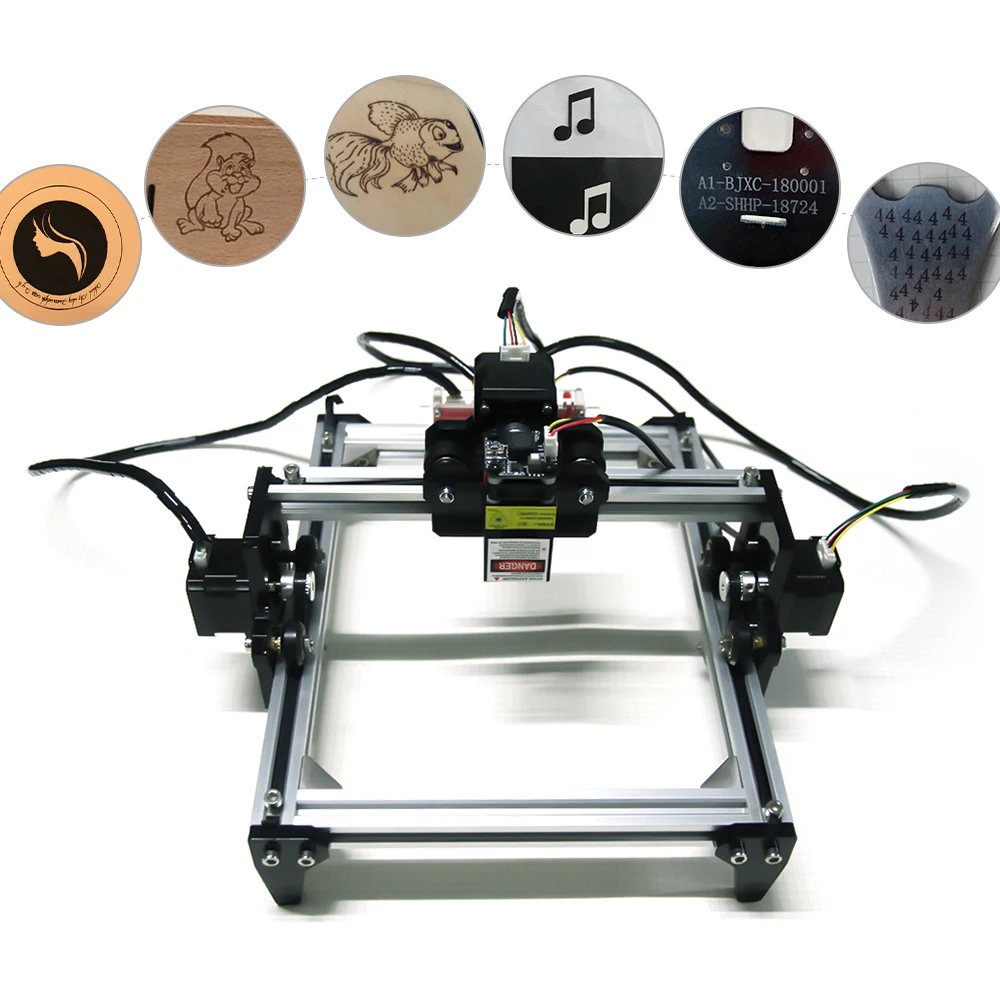 

Mini Laser Engraving Machine laser cutting machine 5500wm/2500mw laser head laser machine engraver Wood cutting PWM EU Plug